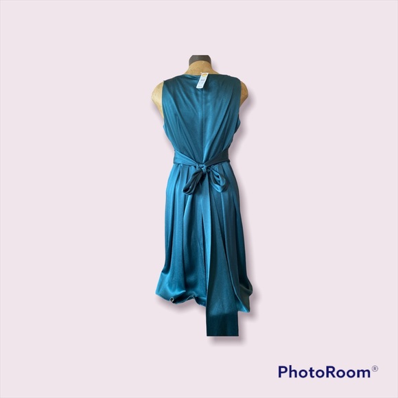 NWT Talbots Cocktail Dress in Teal Green. Size 10 p - Picture 3 of 6